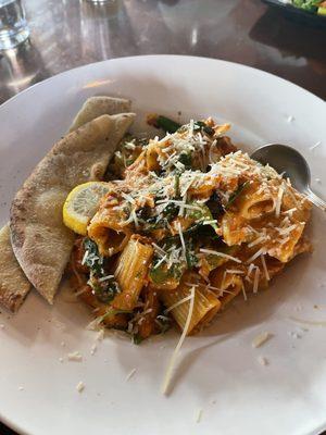 special: smoked salmon rigatoni