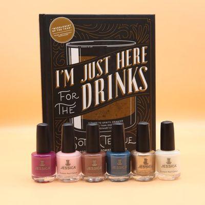 Just here for the drink Jessica Nail polish collection