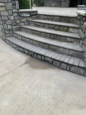 Ace Handyman Services Kanawha Valley Brick Stairs