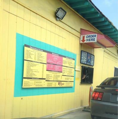 Drive thru.. Fast and friendly