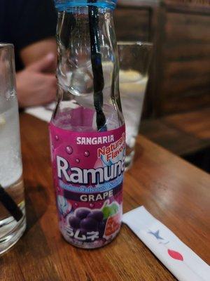 Japanese grape soda