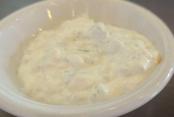 That's a big bowl of tartar sauce!