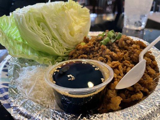 Chicken lettuce wraps