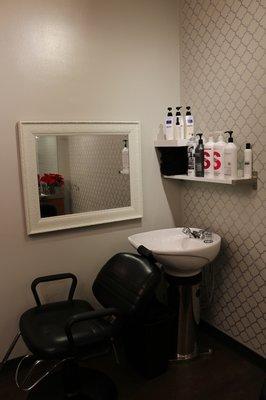 Enjoy a relaxing shampoo at Hair by ClaudiaV Studio 16!