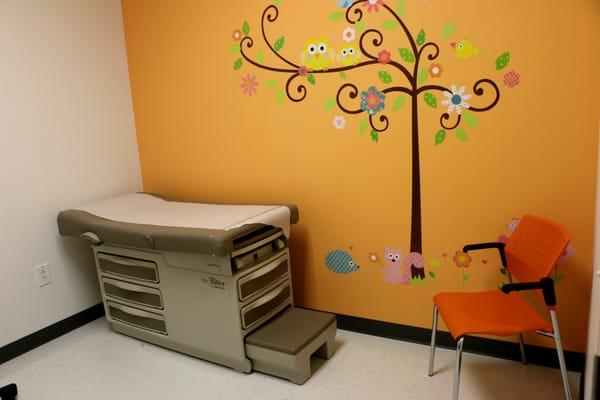 Our pediatric examination room.