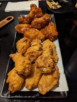 16pcs(Large) Fried Wings half and half