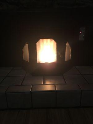 Our raging pellet stove