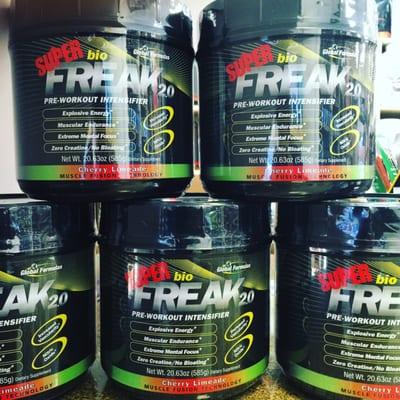 The newest and top selling pre-workout. All from costumers feed back!! Super bio Freak 2.0