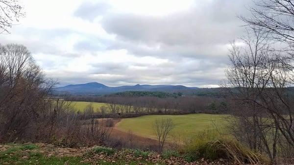 Beautiful view at the back of the country store