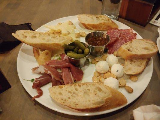 Meat and cheese board