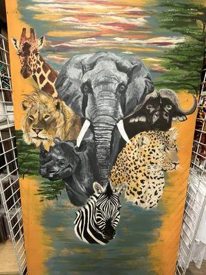 African Wildlife Painting