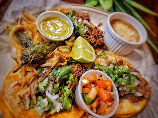 Birria Tacos Plate.