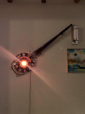 This is a Celino Lamp from SoMa Art Media Hub! (This one had a SOLD tag on it!)