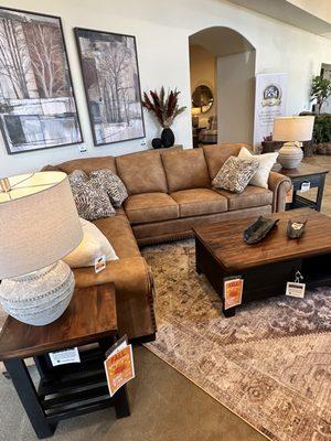 Livingroom set finished off with the perfect rug and accessories