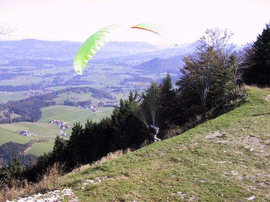 Jeff launching in Salzburg, Austria 2000