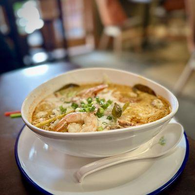 Creamy Tom Yum Noddle Soup