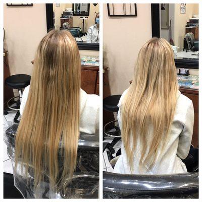 Balayage highlights