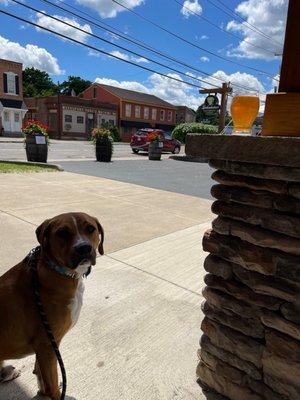 It was a nice patio day.