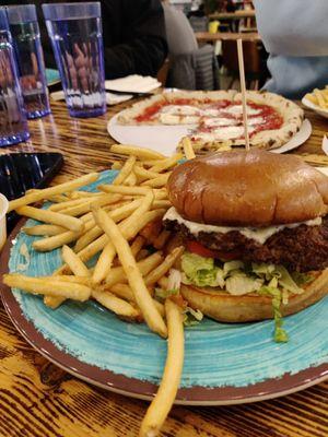 Fries and og cheese burger