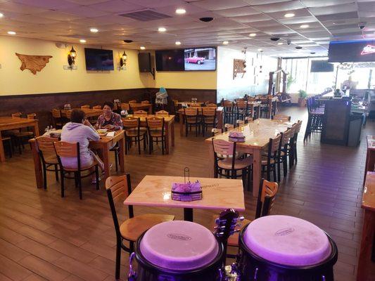 Inside the restaurant. Very clean and beautiful.