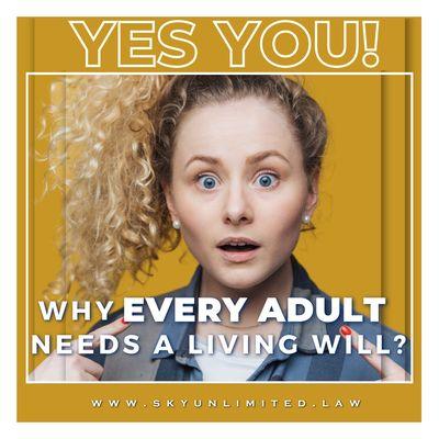 Every adult needs a living will because...bit.ly/whydoyouneedalivingwill