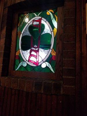 Pretty celtic stainglass window