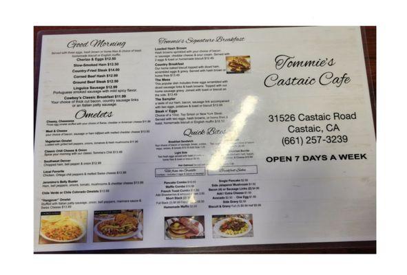 Tommies Castaic Cafe