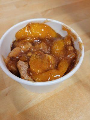 Peach cobbler