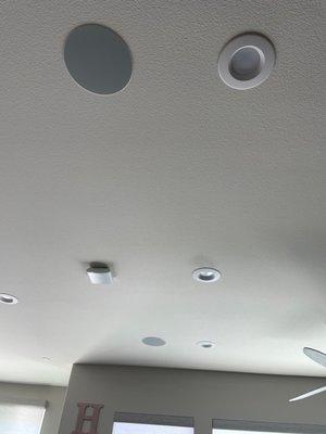 In ceiling speakers