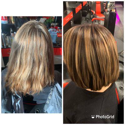 Chunky highlights