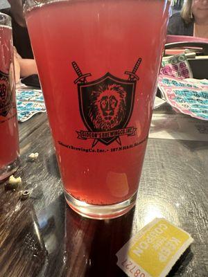 Huckleberry beer