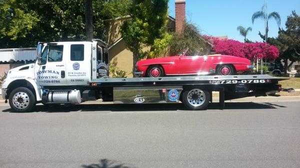 Towed by Jr  1950 Mercedes Benz