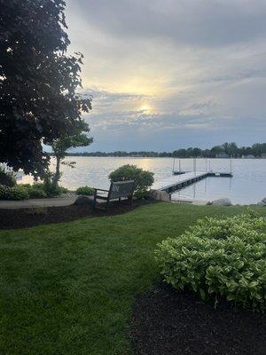 View around the lake.