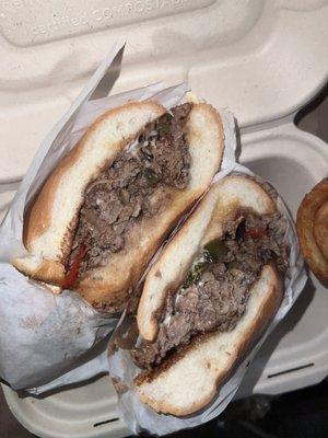 9. Philly Cheesesteak Combo