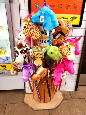 They now have a giraffe, tiger, and dinasour! Oh, my!!