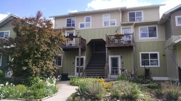 This new condo is minutes walk from old town square in Fort Collins.