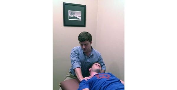 Cervical Spine Treatment - Examination of individual layers of tissue allows for accurate and effective treatment of dysfunction