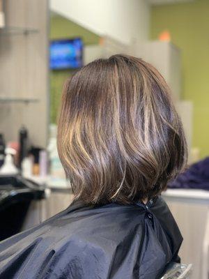 Custom Balayage, Highlights & Lightening at Nature & Bloom Beauty Studio