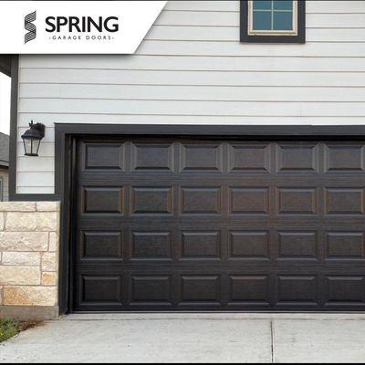 New garage door - black