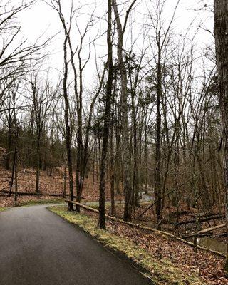 Between Beckley Creek and Pope Lick Parks.