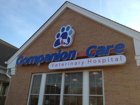 Channel Letters for Companion Care Vet Hospital