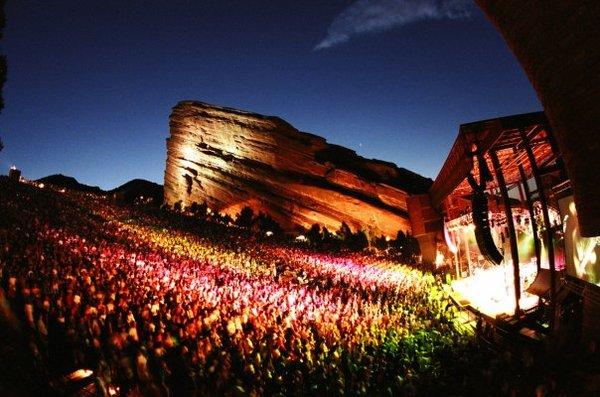 Spectacular View of  Red rocks Amphitheater