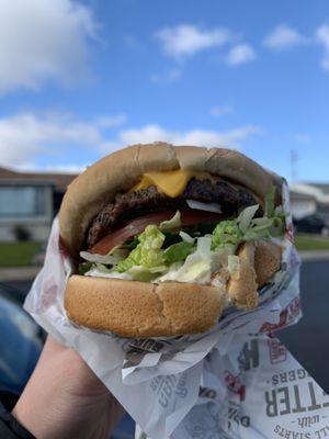 Charburger with Cheese