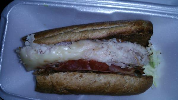 My sandwich to go. .. the club