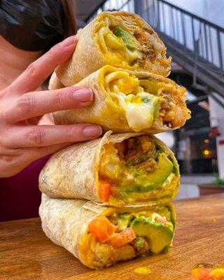 Breakfast Burritos. To Go, Delivery or eat in-restaurant. Breakfast and brunch.