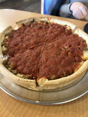 Chicago deep dish