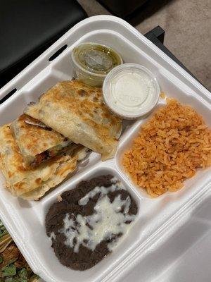 Carne asada quesadilla