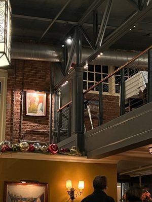 Upper level, overlooking the main dining room.