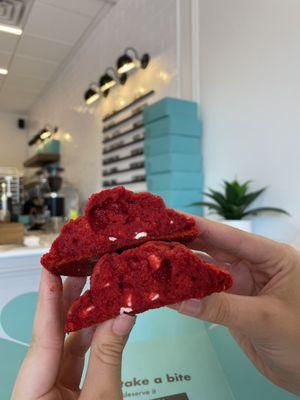 Red velvet cookie