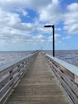 Boardwalk pier on St. John's river. Great for fishing, relaxing, walk, meditating, boat and aircraft watching to name a few.